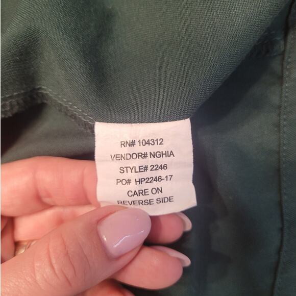 VTG Hilton Retro Monterey Bowling Shirt Men’s XL Green Black Two-Tone Rockabilly - Picture 6 of 8